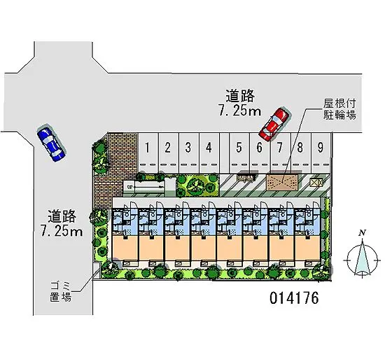 ★手数料０円★名古屋市中村区稲葉地町１丁目　月極駐車場（LP）